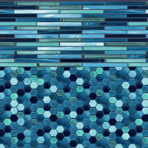 Enchanted pool liner pattern