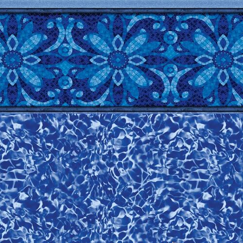 Lotus pool liner pattern