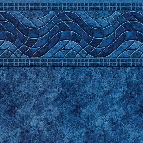 Malibu pool liner pattern